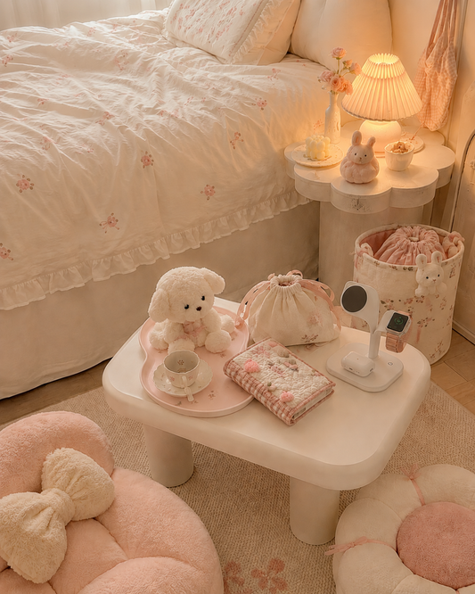 This is the room I decorated based on a Pinterest blogger's style.