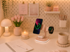 Calling all girls and boys who love pink—I’d like to share my pink desk with you all.
