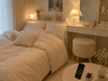 Inspiration for a Cream-Toned Bedroom Decor Scheme