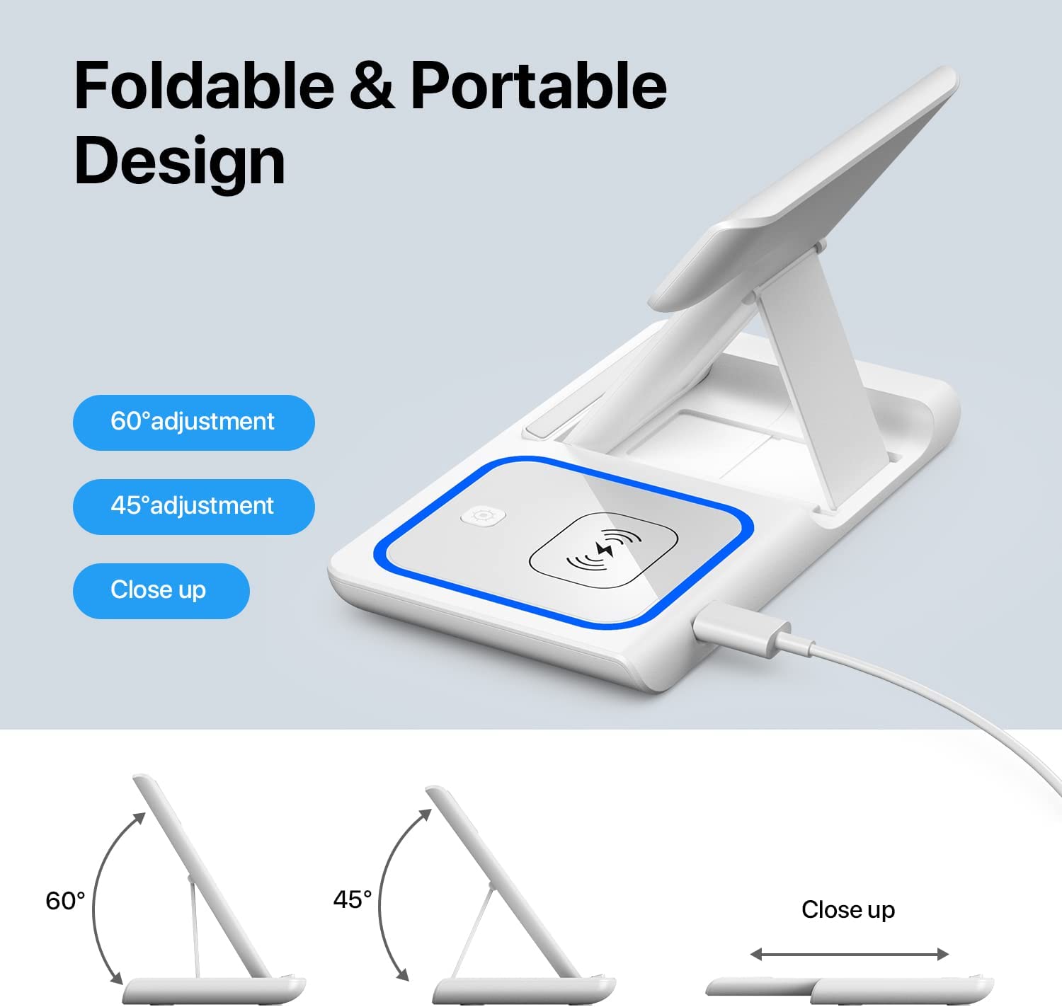 3 in 1 Wireless Charging Station